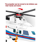 LEGO 391pcs City Emergency services Rescue helicopter Boat Ship Building Blocks Airplane Brick
