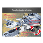 LEGO Military KJ-2000 Air Early Warning Aircraft Building Blocks WW2 Helicopter Army weapon soldier model bricks