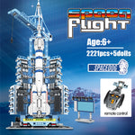 LEGO City Spaceship RC Aerospace Rocket Building Blocks Technic Remote Control Carrier Space Launch Bricks Toys For Children