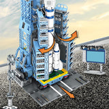 LEGO City Spaceship RC Aerospace Rocket Building Blocks Technic Remote Control Carrier Space Launch Bricks Toys For Children