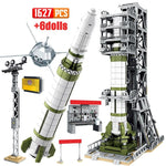 LEGO City Technic Aviation Rocket Building Blocks Creator Artificial Satellite Space Launcher Cosmonaut Figures Bricks