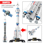 LEGO City Technic Aviation Rocket Building Blocks Creator Artificial Satellite Space Launcher Cosmonaut Figures Bricks