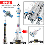 LEGO City Technic Aviation Rocket Building Blocks Creator Artificial Satellite Space Launcher Cosmonaut Figures Bricks