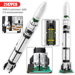 LEGO City Technic Aviation Rocket Building Blocks Creator Artificial Satellite Space Launcher Cosmonaut Figures Bricks