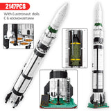 LEGO City Technic Aviation Rocket Building Blocks Creator Artificial Satellite Space Launcher Cosmonaut Figures Bricks