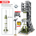 LEGO City Technic Aviation Rocket Building Blocks Creator Artificial Satellite Space Launcher Cosmonaut Figures Bricks