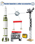 LEGO City Technic Aviation Rocket Building Blocks Creator Artificial Satellite Space Launcher Cosmonaut Figures Bricks